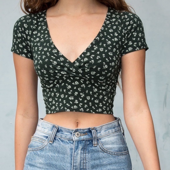 Brandy Melville Tops - Brandy Melville floral amara shirt